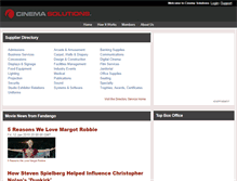 Tablet Screenshot of cinemasolutions.com